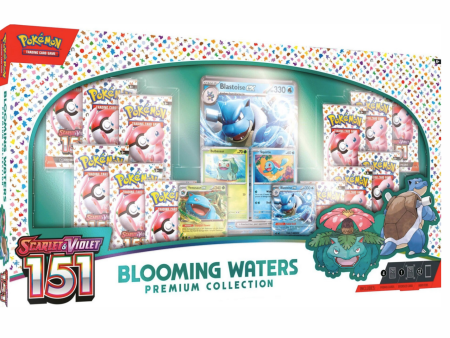 [Precompra] Pokémon | Blooming Waters Premium Collection 151 Pokémon Inglés 2025 on Sale