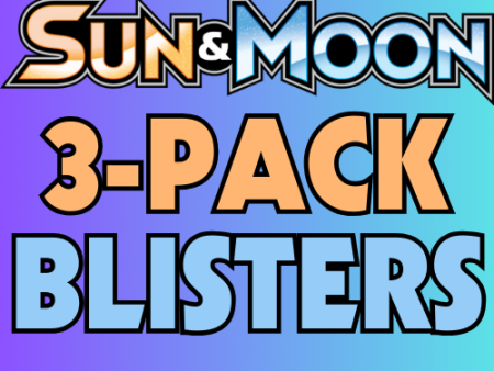 Pokémon TCG: Sun & Moon Era 3-Pack Blisters Hot on Sale