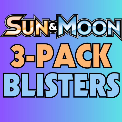 Pokémon TCG: Sun & Moon Era 3-Pack Blisters Hot on Sale