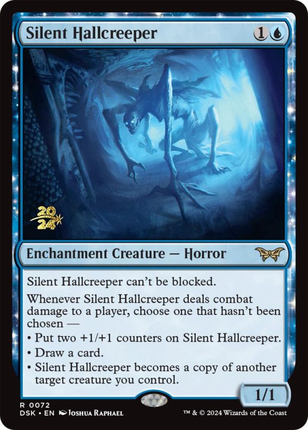 Silent Hallcreeper [Duskmourn: House of Horror Prerelease Promos] Hot on Sale