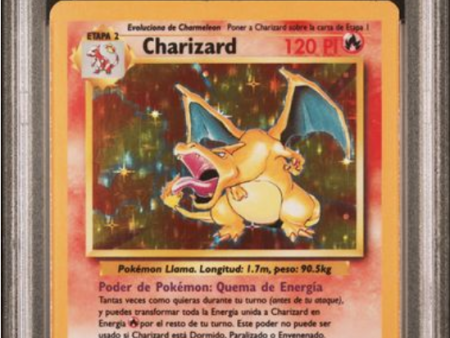 PSA 7 | Charizard (BS 4) Base Set Español 1999 For Cheap