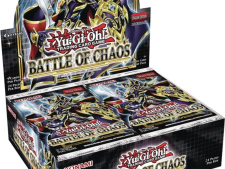 Yu-Gi-Oh! Battle of Chaos Booster Box (24 packs per box, 9 cards per pack) For Sale