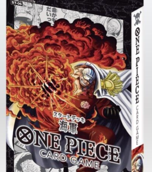 One Piece | Mazo de Iniciación de Akainu Navy Marine ST-06 Japonés 2022 Fashion