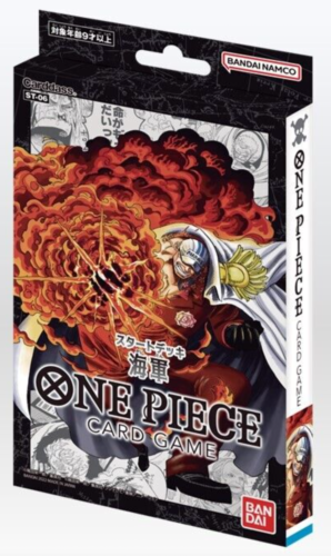 One Piece | Mazo de Iniciación de Akainu Navy Marine ST-06 Japonés 2022 Fashion