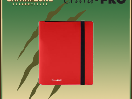 Ultra Pro: 4-Pocket Eclipse Binder - Apple Red Sale