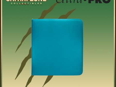 Ultra Pro: Zippered PRO Binder 12 Pocket - Teal Online Hot Sale