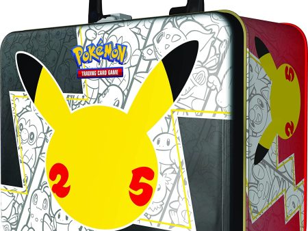 Pokemon 25th Anniversary Celebrations Collector s Chest (6 packs with 4 cards & 2 packs with 10 cards) Online Hot Sale