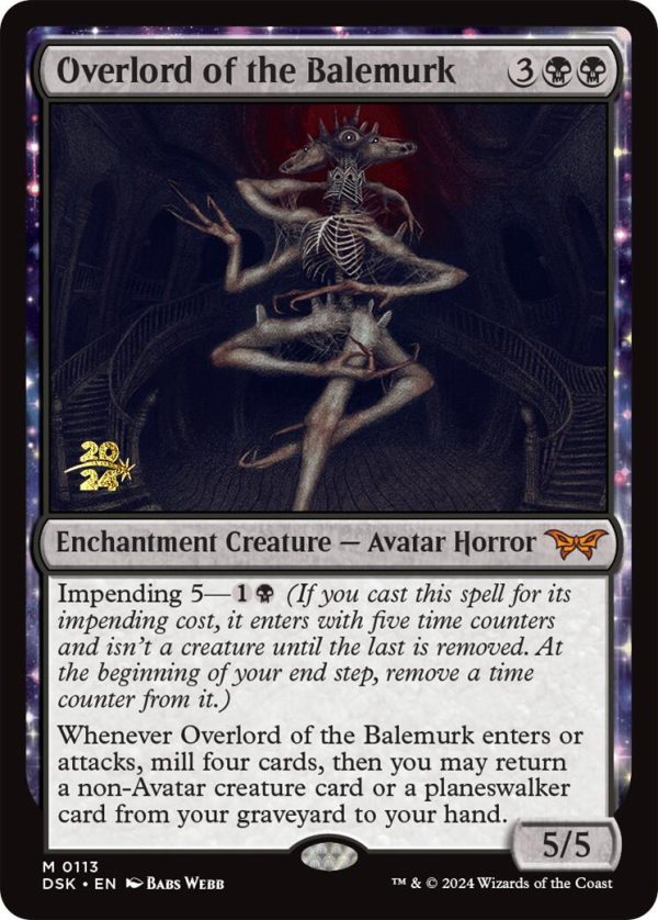 Overlord of the Balemurk [Duskmourn: House of Horror Prerelease Promos] Cheap