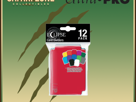 Ultra Pro: Eclipse Multi-Colored Card Deck Dividers Pack (12ct) Sale