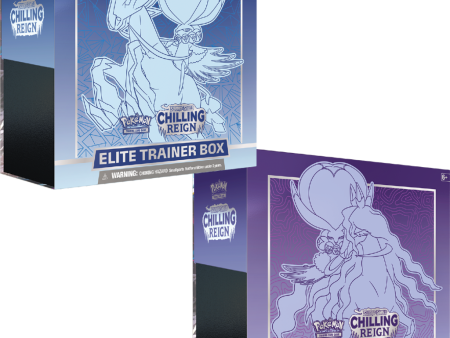 Pokemon Chilling Reign ETB (8 packs per box, 10 cards per pack) Hot on Sale