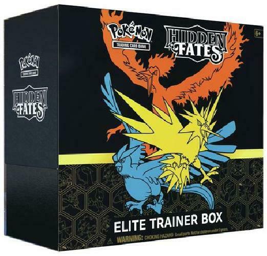 Pokemon Hidden Fates Elite Trainer Box (Recommended Age: 15+ Years) Supply