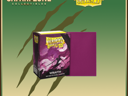 Dragon Shield: Standard Size Sleeves 100 count Dual Matte - Wraith Online Sale