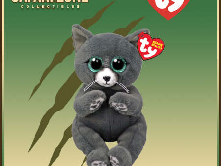 TY Beanie Babies  - Binx - Russian Blue Cat For Cheap