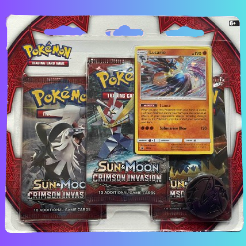 Pokémon TCG: Sun & Moon Era 3-Pack Blisters Hot on Sale