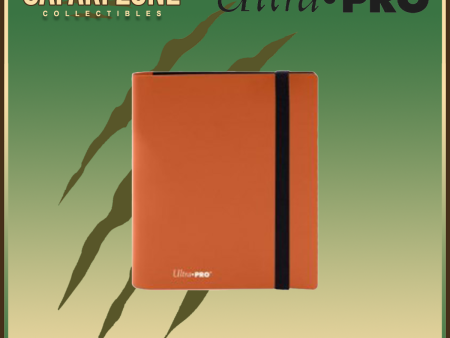 Ultra Pro: 4-Pocket Eclipse Binder - Pumpkin Orange Discount