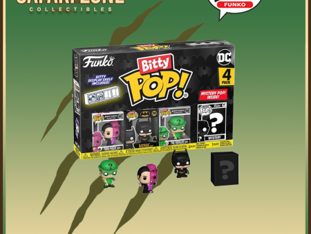 Funko: Bitty Pop  - 4 Pack Bat-Man - Two Face - Batman - Riddler Discount