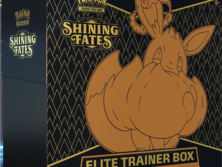 Pokemon Shining Fates Elite Trainer Box (10 Packs with 10 Cards) Discount