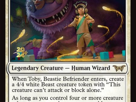 Toby, Beastie Befriender [Duskmourn: House of Horror Prerelease Promos] on Sale