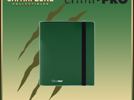 Ultra Pro: 4-Pocket Eclipse Binder - Forest Green Online Hot Sale