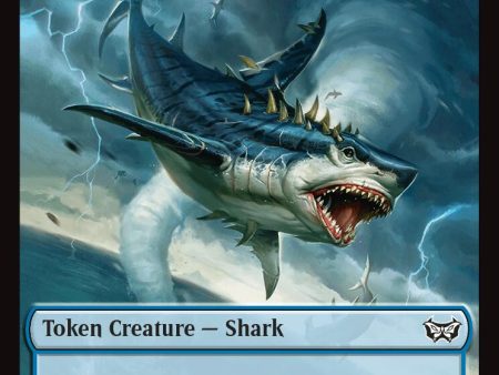 Shark    Copy Double-Sided Token [Duskmourn: House of Horror Commander Tokens] Sale