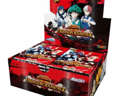 My Hero Academia | Caja 24 Sobres Crimson Rampage Series 02 Inglés 2022 Online Hot Sale