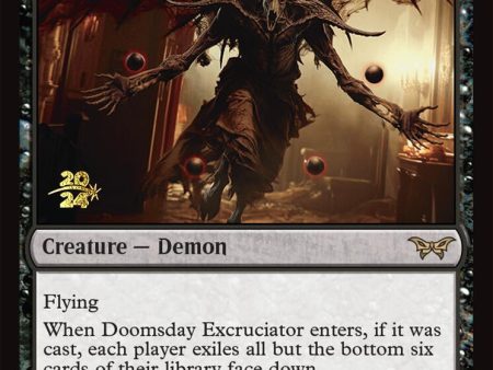 Doomsday Excruciator [Duskmourn: House of Horror Prerelease Promos] on Sale