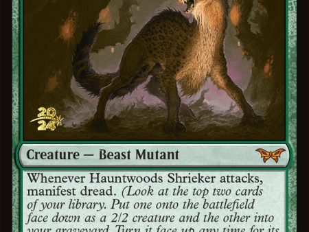 Hauntwoods Shrieker [Duskmourn: House of Horror Prerelease Promos] For Sale