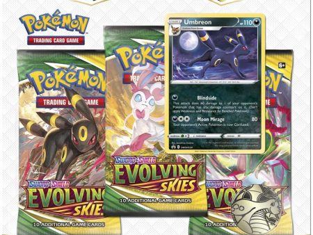 Pokémon | Blíster 3 Sobres Umbreon Evolving Skies Inglés 2021 Online Hot Sale