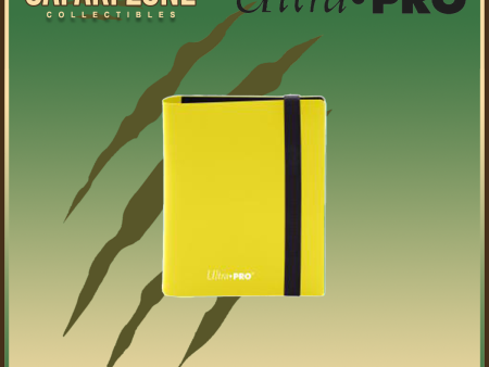 Ultra Pro: PRO Binder 2-Pocket Eclipse - Lemon Yellow Sale