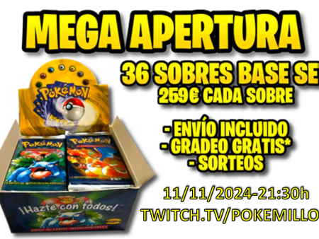 [ 11 Noviembre 2024 ] Entrada Evento 36 Sobres Base Set Discount