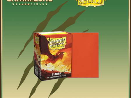 Dragon Shield: Standard Size Sleeves 100 count Dual Matte - Ember Supply