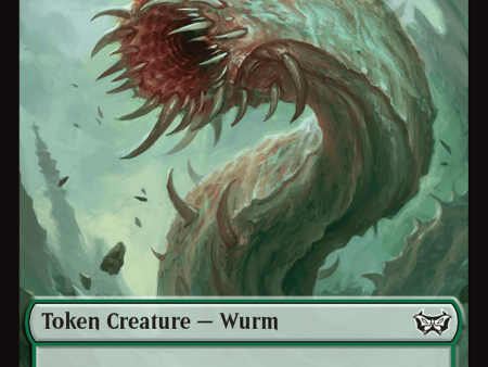 Wurm (0019)    Insect (0010) Double-Sided Token [Duskmourn: House of Horror Commander Tokens] Cheap