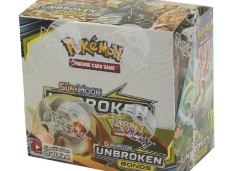 Pokemon Unbroken Bonds Booster Box (36 packs per box, 10 cards per pack) Sale