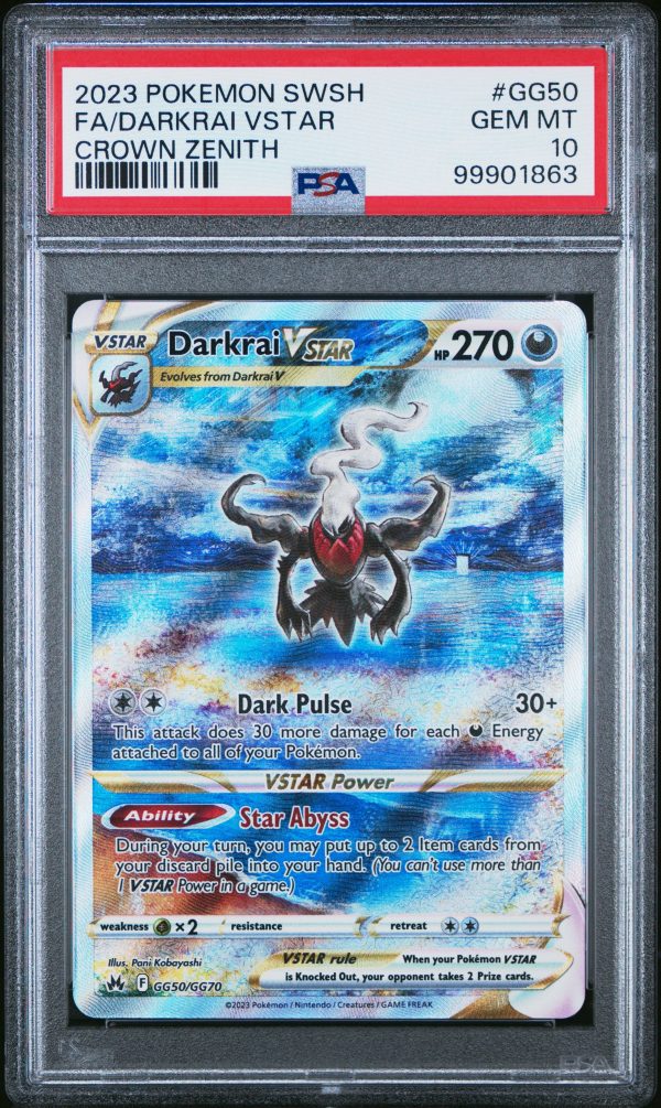 PSA 10 - Darkrai Vstar - GG50 Fashion