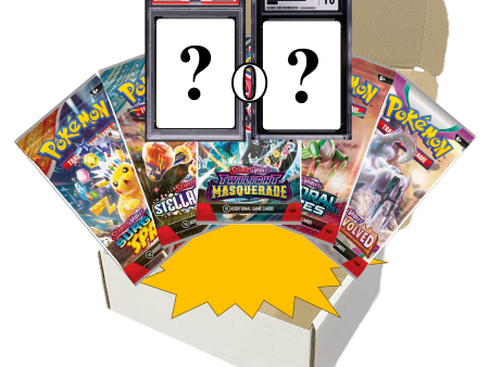 Caja Regalo | Carta PSA 10 o CGC 10 + 5 Sobres de Pokémon TCG | Santo Packs Online