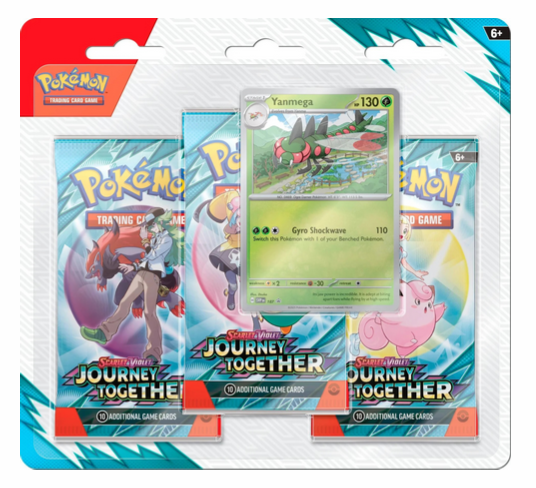 [Precompra] Pokémon | Blister de  Yanmega  con 3 Sobre de Journey Together Inglés 2025 Fashion