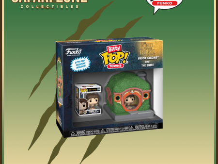 Funko: Bitty Pop Towns - LOTR Frodo Baggins & The Shire Sale