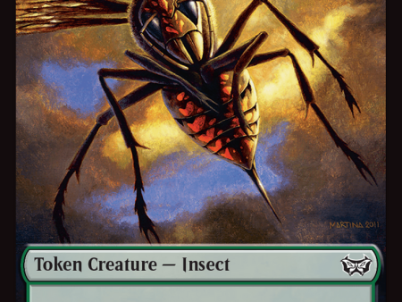 Insect (0012)    Spider Double-Sided Token [Duskmourn: House of Horror Commander Tokens] Sale