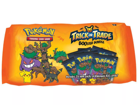 2024 Pokémon Trick or Trade Booster Bundle (35 Packs, 3 Cards Per Pack) For Sale