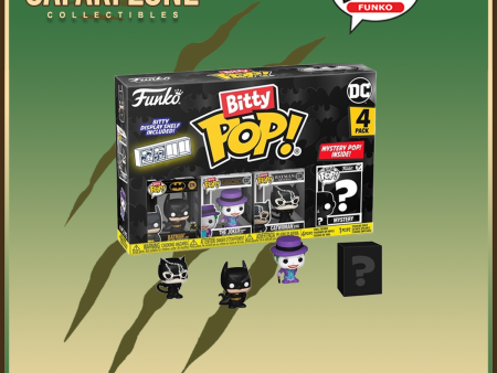 Funko: Bitty Pop  - 4 Pack Bat-Man - Catwoman - The Joker Sale