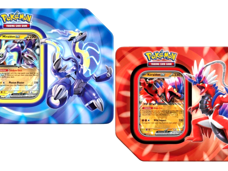 Pokemon S&V Paldea Evolved Legends Tin ( 5 Packs per box, 10 cards per pack) For Sale