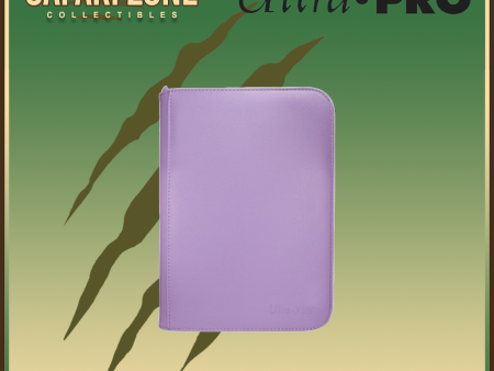 Ultra Pro: Zippered PRO Binder 4 Pocket - Purple Online Sale