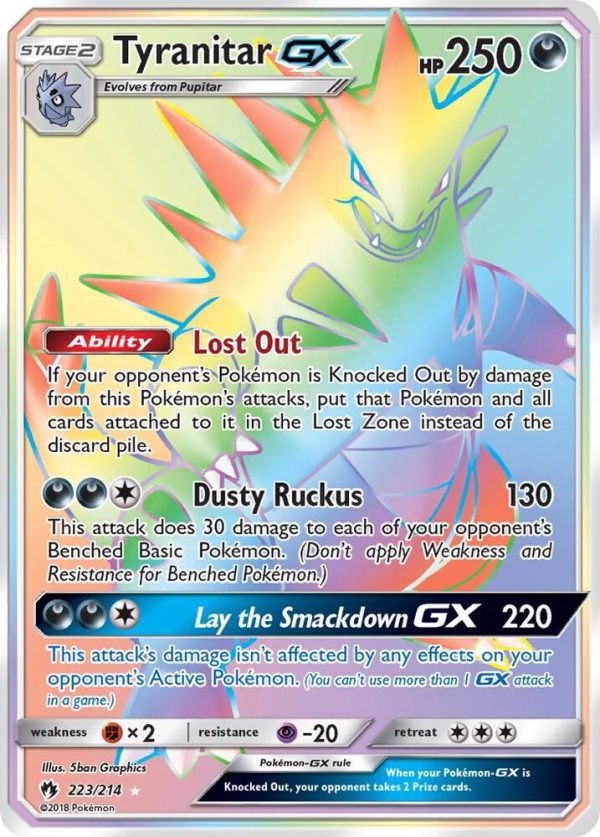 PKMN Singles  - Tyranitar GX (Secret) Hot on Sale