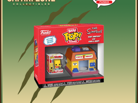 Funko: Bitty Pop Towns - The Simpsons - Bart & Kwik-E-Mart For Sale