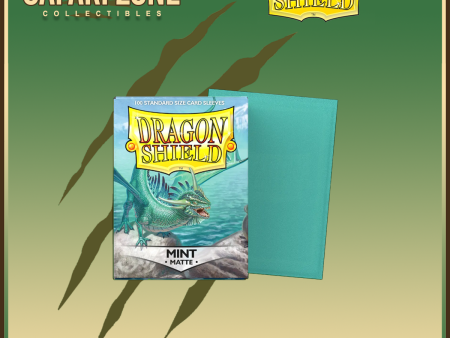 Dragon Shield: Standard Size Sleeves 100 count Matte - Mint Online Sale