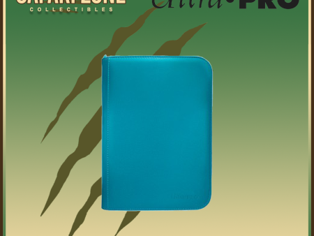 Ultra Pro: Zippered PRO Binder 4 Pocket - Teal on Sale