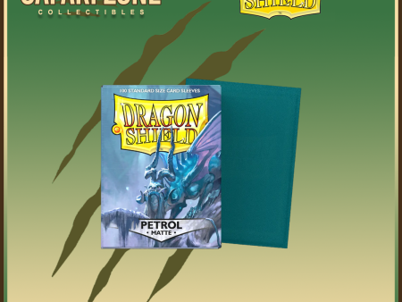 Dragon Shield: Standard Size Sleeves 100 count Matte - Petrol For Cheap