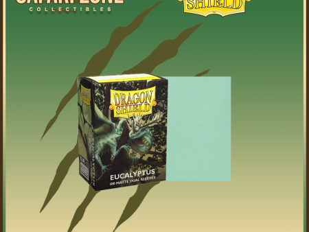 Dragon Shield: Standard Size Sleeves 100 count Dual Matte - Eucalyptus Online