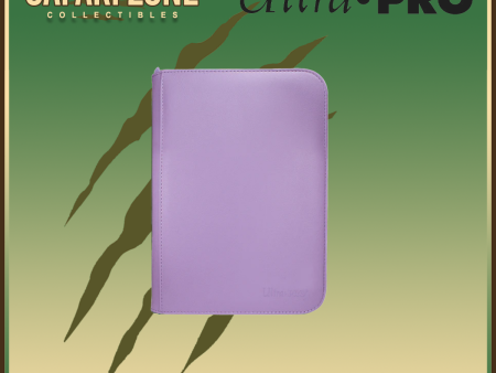 Ultra Pro: Zippered PRO Binder 9 Pocket - Purple Hot on Sale